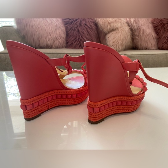 authentic Christian Louboutin wedges - Picture 7 of 16